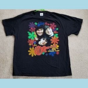 Original The Monkees 2001 Summer Tour List T-Shirt